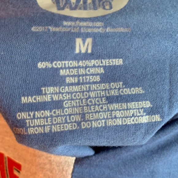 The Who Graphic Oversized Tee Medium NWOT - Picture 4 of 5